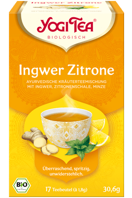 Ingwer Zitrone Verpackung