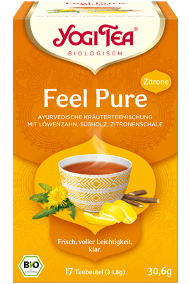 Feel Pure Tee Verpackung