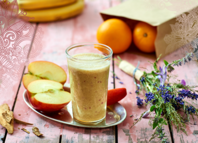 Apfel Bananen Smoothie