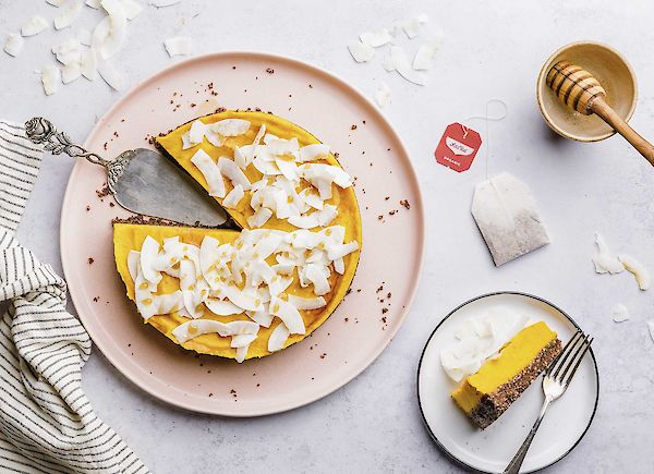 Pastel de calabaza sin hornear