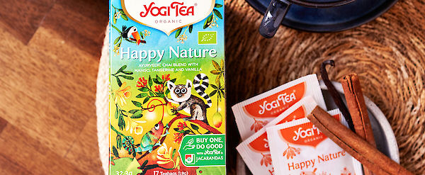 Compra esta infusión y haz el bien. Happy Nature de YOGI TEA® y la reforestación de Madagascar.