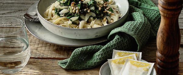 YOGI TEA® Ginger Lemon – Chard pasta